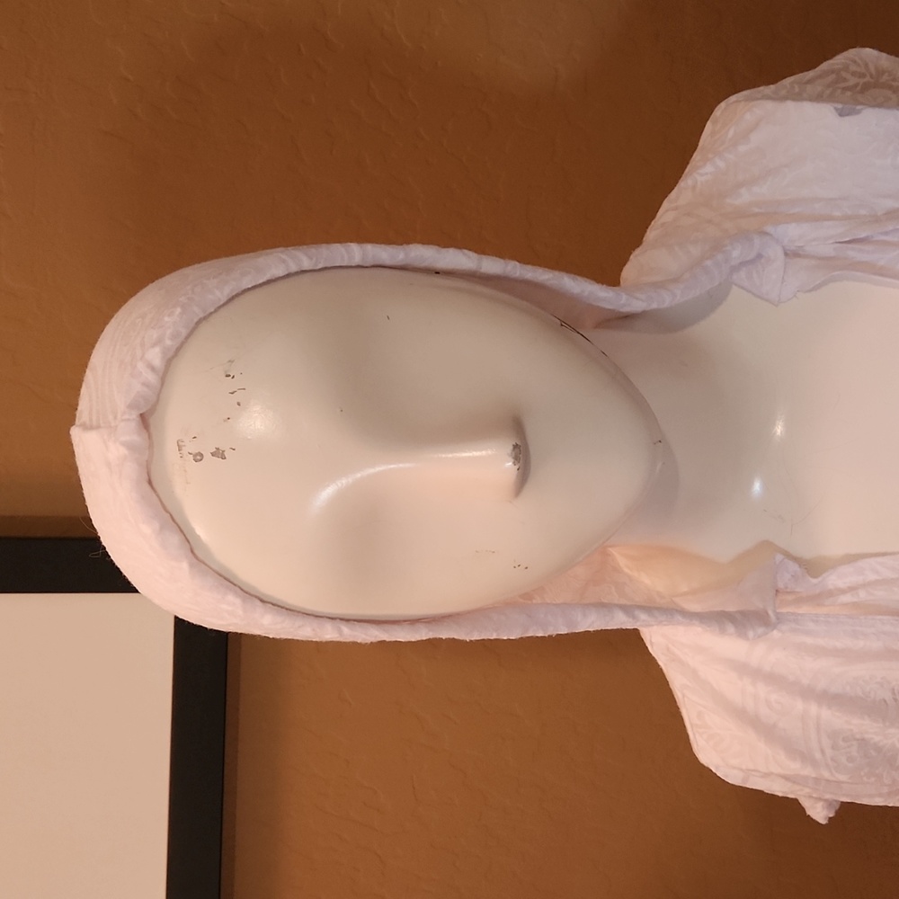 Sheer White Swimsuit Cover up (0681) - Picture 4 of 5